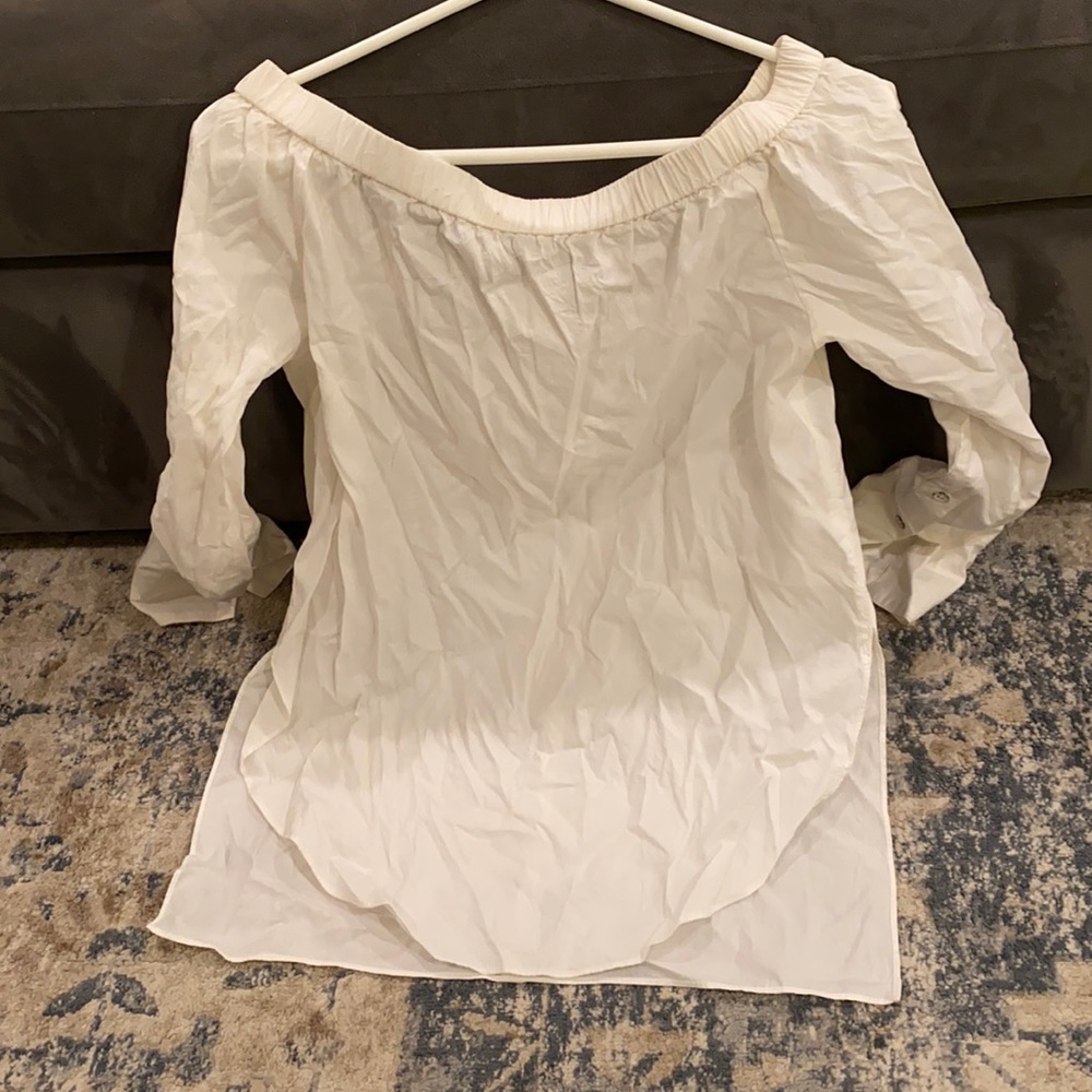 Rag and bone off the shoulder blouse